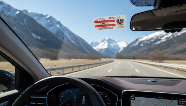 Österreich Vignette: Wo kaufen, richtig anbringen und Strafen vermeiden
